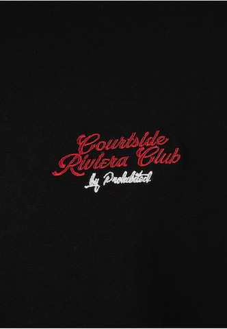 Prohibited Shirt 'Athletic & Health Club' in Zwart