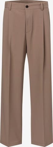 STRELLSON Bandplooibroek 'Jarod2' in Beige: voorkant