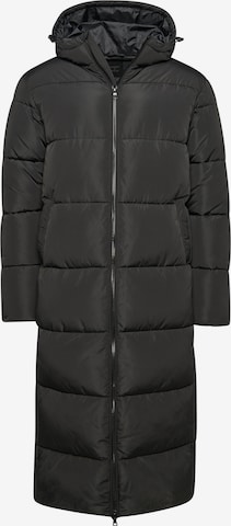 Superdry Between-Seasons Coat in Black: front