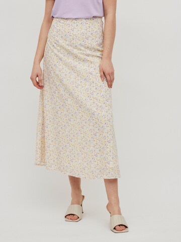 VILA Skirt ' PAMELI ' in White: front