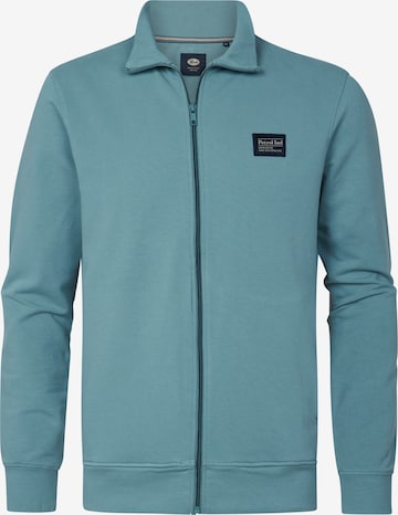 Petrol Industries Sweatjacke 'Seawayview' in Blau: Vorderseite