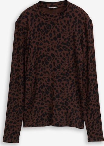 T-shirt TOM TAILOR en marron : devant