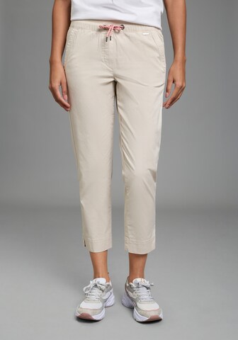 LAURA SCOTT Regular Chino Pants in Beige