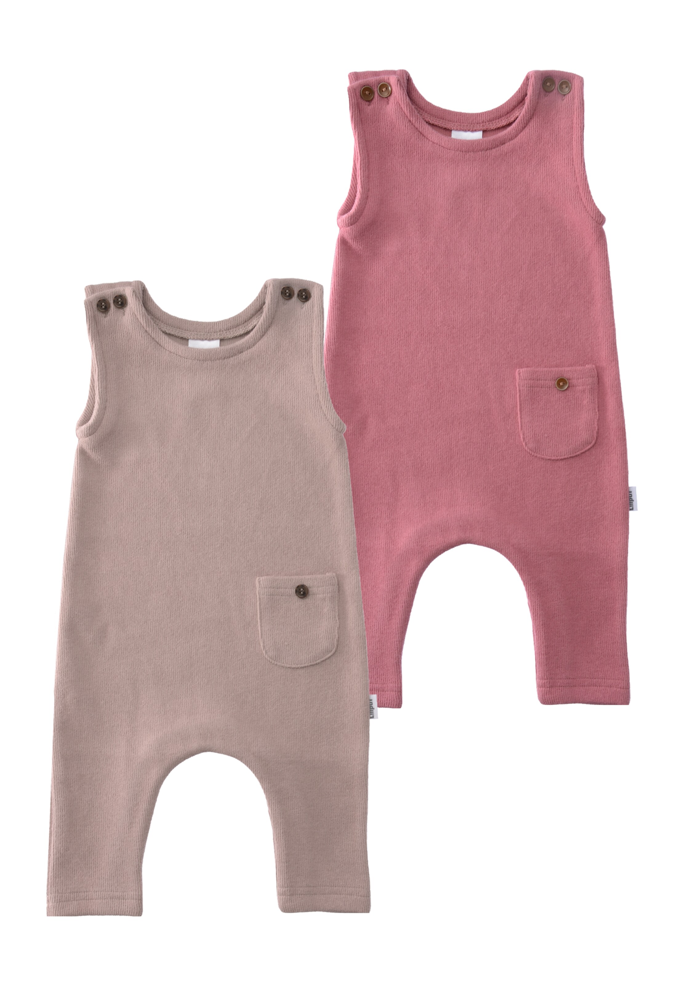 LILIPUT Strampler in Braun: Vorderseite