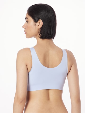 ADIDAS PERFORMANCE Bralette Sports Bra 'Powerreact Medium-Support' in Blue