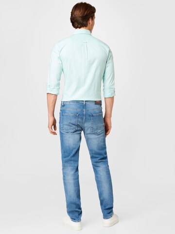 BOSS Orange Slimfit Jeans 'Taber' in Blauw