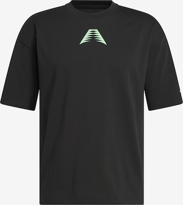 ADIDAS PERFORMANCE - Camiseta funcional 'ANTHONY EDWARDS BELIEVE THAT' en negro: frente