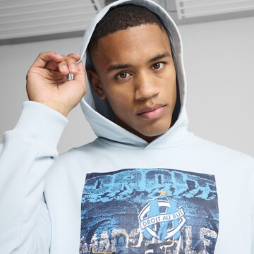 PUMA Sweatshirt 'Olympique de Marseille ftblNRGY+' in Blue
