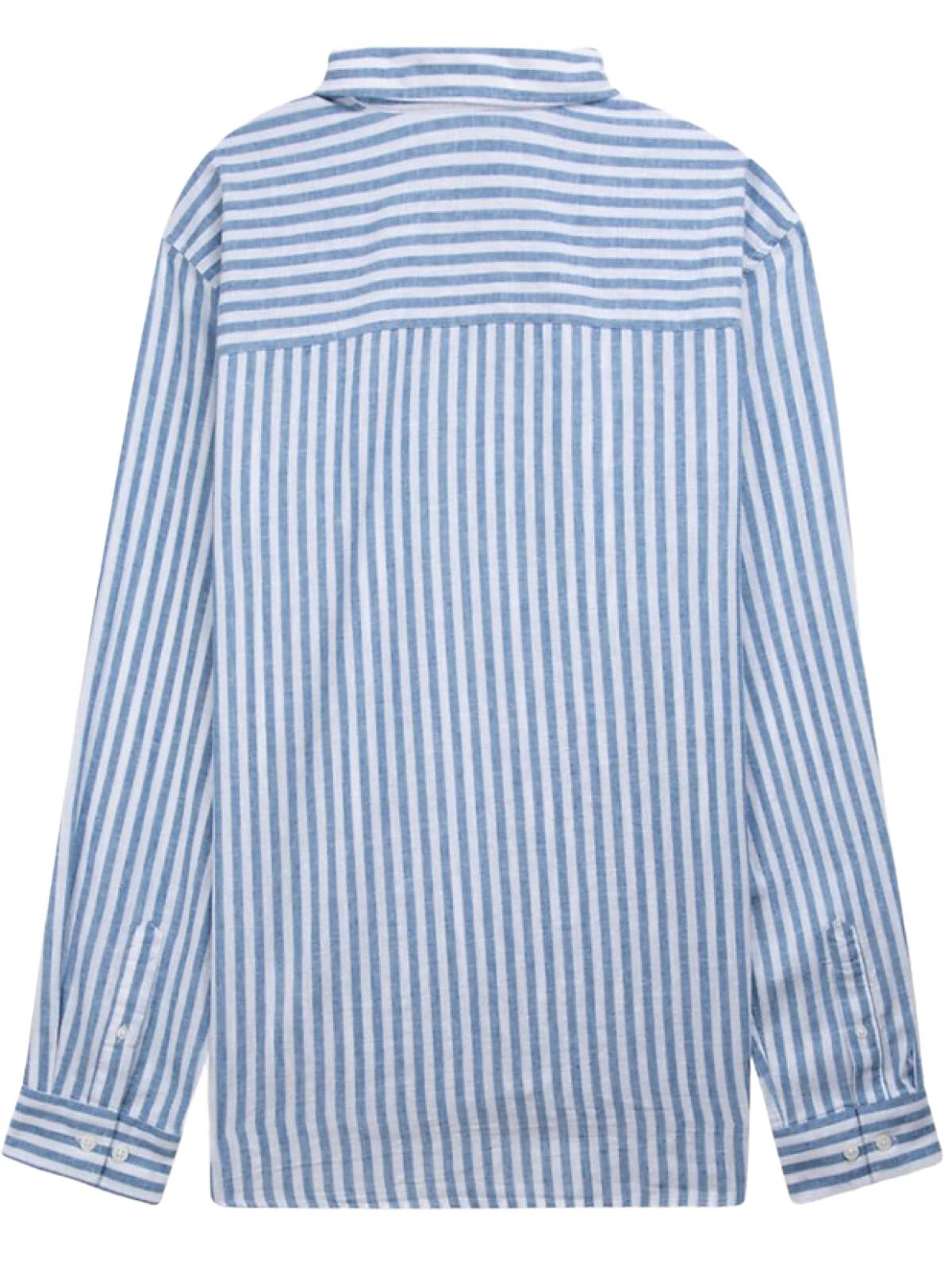 Regular fit Camicia 'LTB Jeans Herrenhemd mit Streifenmuster und Print' di LTB Jeans in blu
