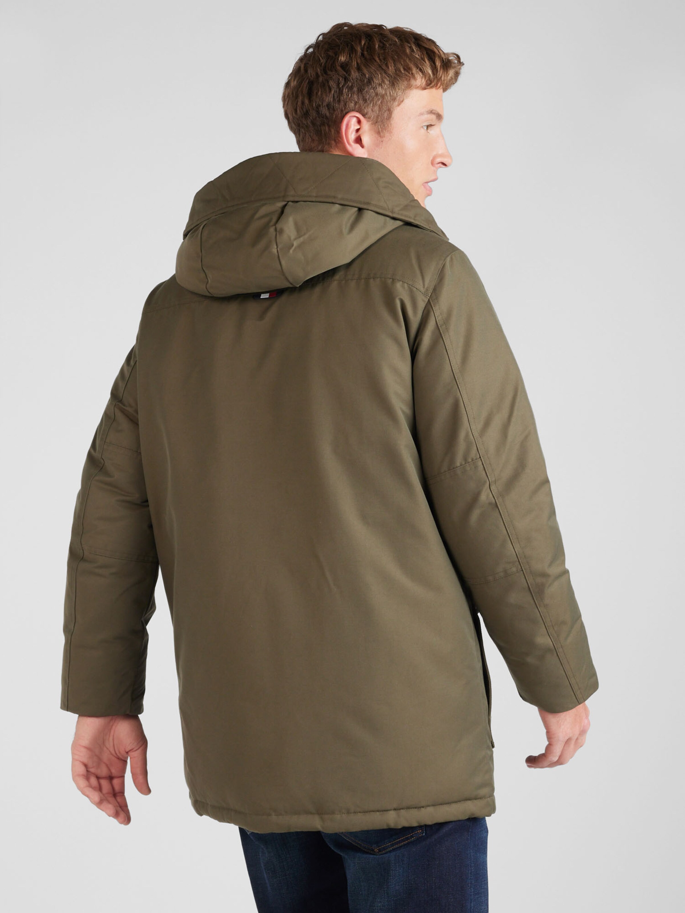 Parka tommy hilfiger homme kaki sale
