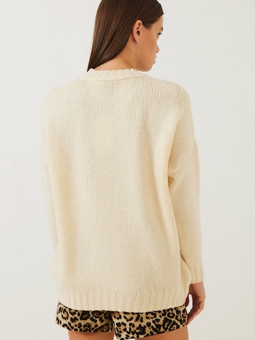 Pull-over Bianco Lucci en beige