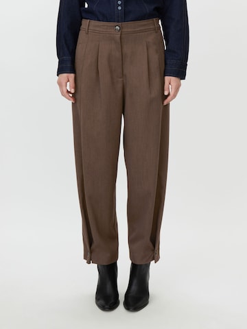 Masai Tapered Trousers 'Punna' in Brown: front
