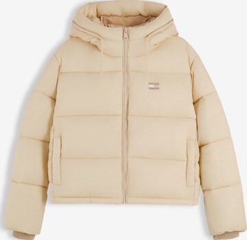 Tommy Jeans Zimní bunda – béžová: přední strana