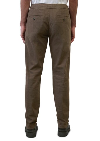 Marc O'Polo Tapered Chinohose 'OSBY ' in Braun