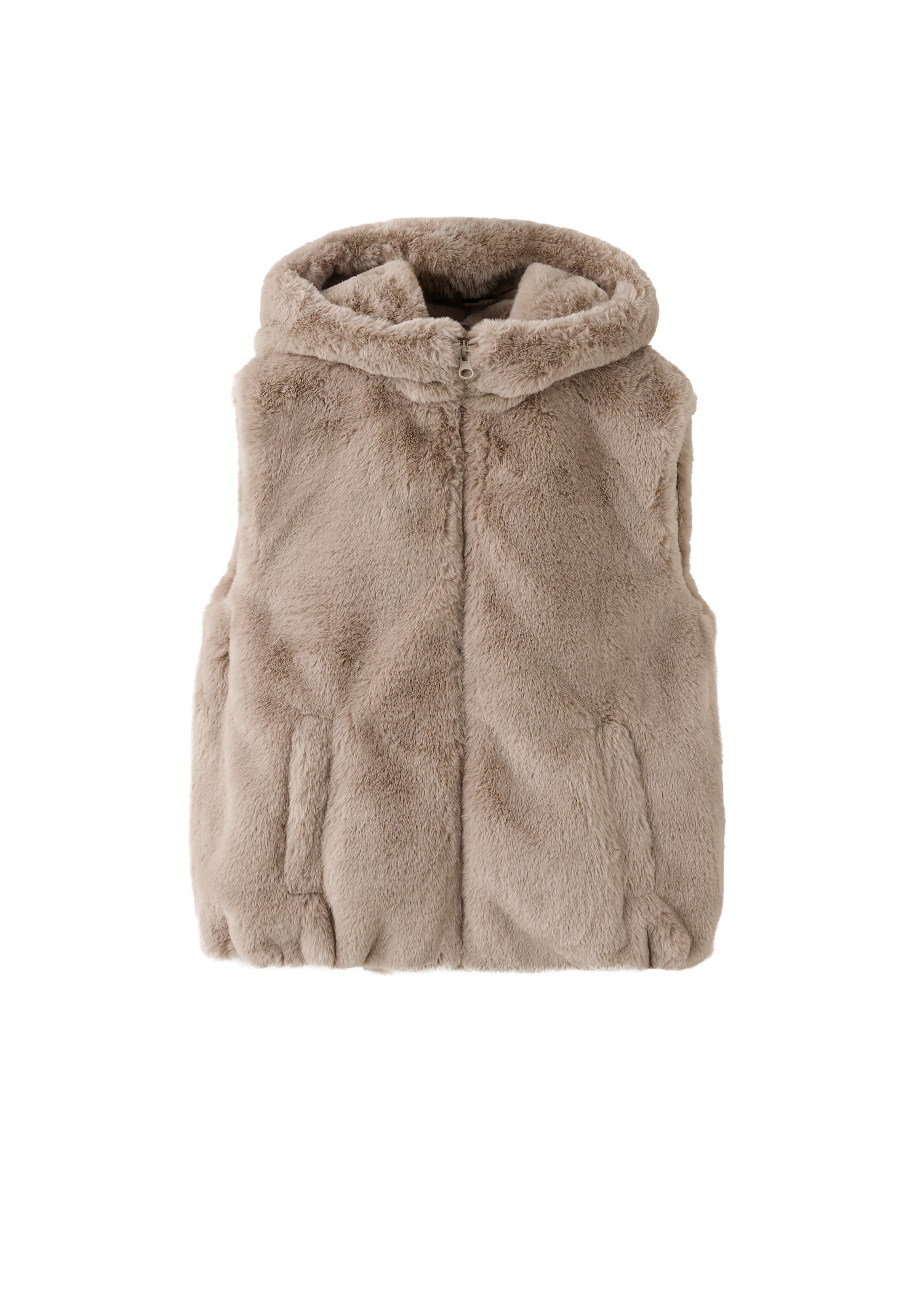 Vestă 'CANELA' de la MANGO KIDS pe maro: față