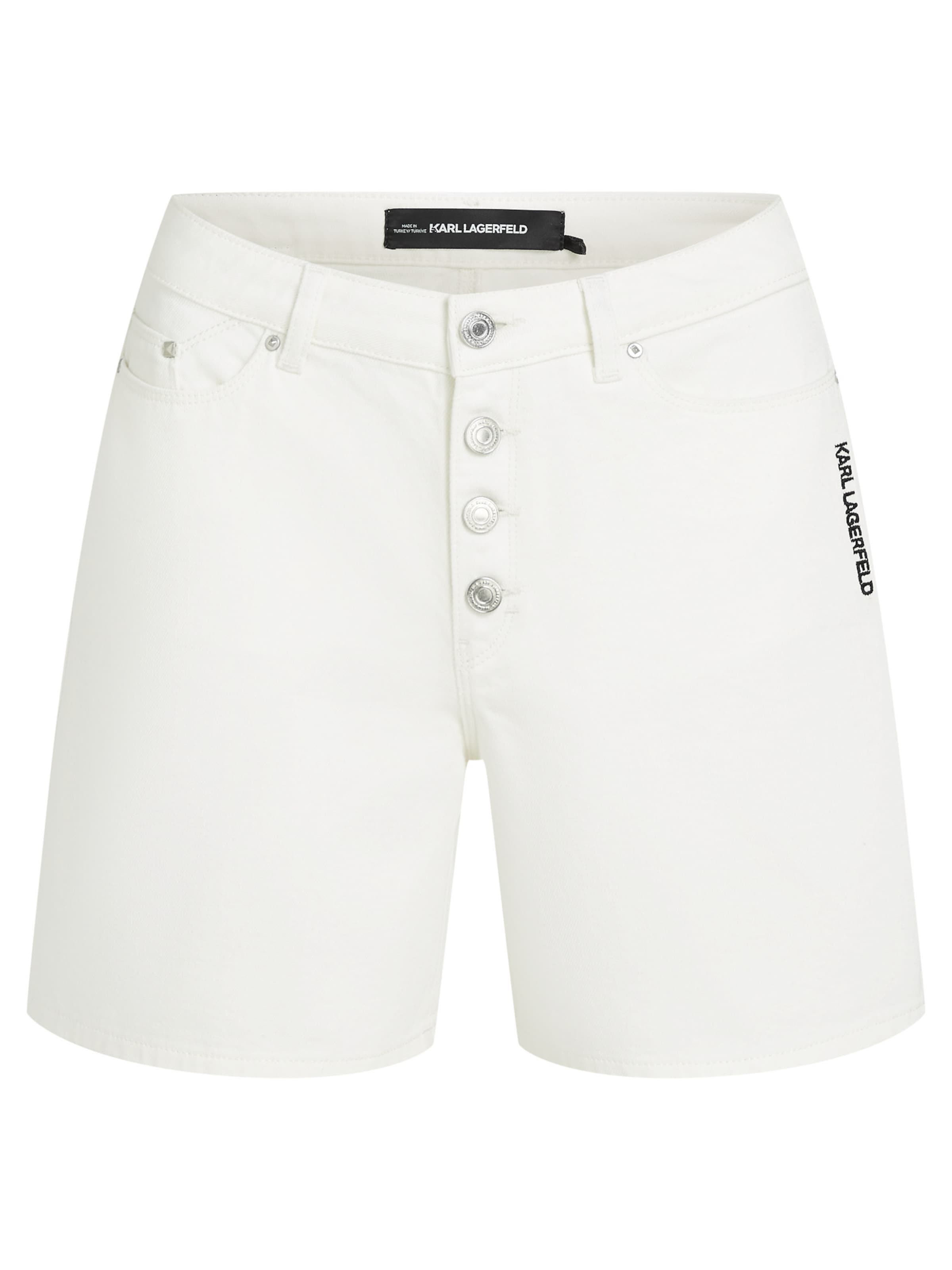 Karl Lagerfeld Regular Farkut värissä valkoinen: etupuoli