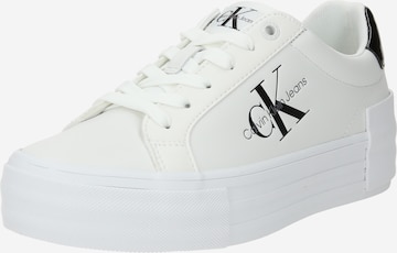 Calvin Klein Jeans - Sapatilhas baixas em branco: frente