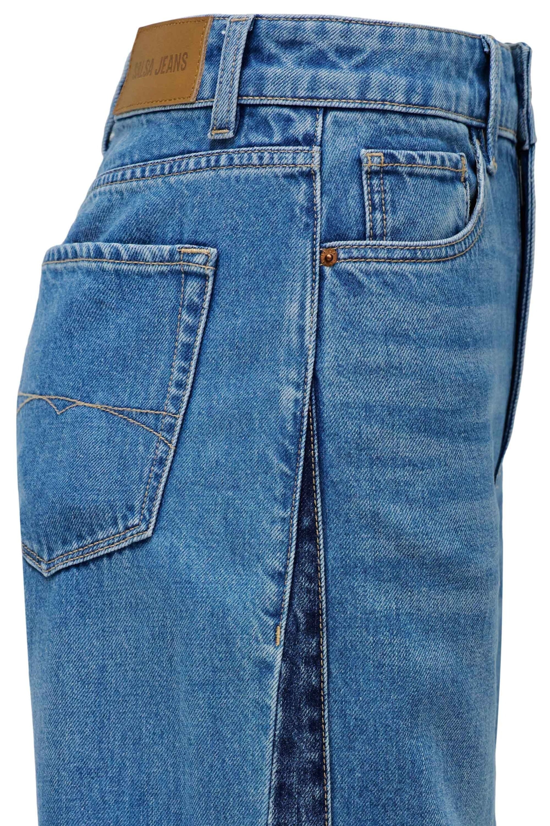 Salsa Jeans Loosefit Jeans Wide Leg in Blau