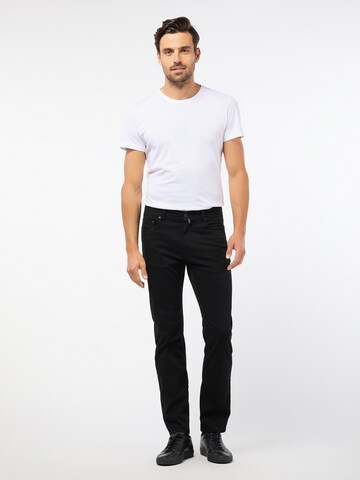 PIERRE CARDIN Regular Chino in Zwart: voorkant