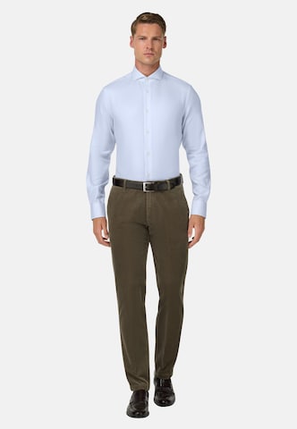 Boggi Milano Regular Fit Hemd in Blau