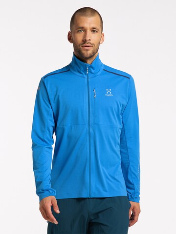 Haglöfs Athletic Fleece Jacket 'L.I.M Strive' in Blue: front