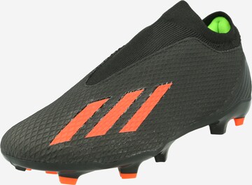 ADIDAS PERFORMANCE Soccer Cleats 'X Speedportal.3 Laceless Firm Ground' in Black: front