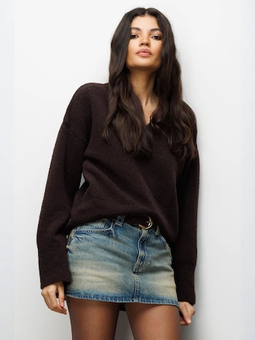 Pullover 'Pullover' di MixRay in marrone: frontale