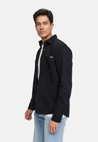 Coupe regular Chemise 'Nemoto' INDICODE JEANS en noir