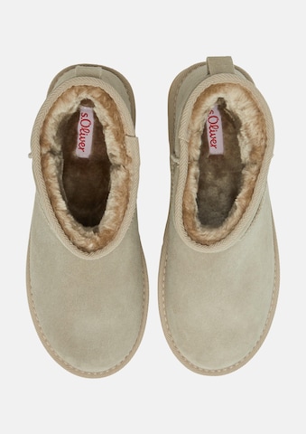 Boots s.Oliver en vert : au dessus