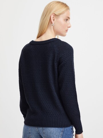 ICHI Strickjacke 'ODANSA' in Blau