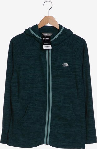 THE NORTH FACE Sweatshirt & Zip-Up Hoodie in XL in Green: front