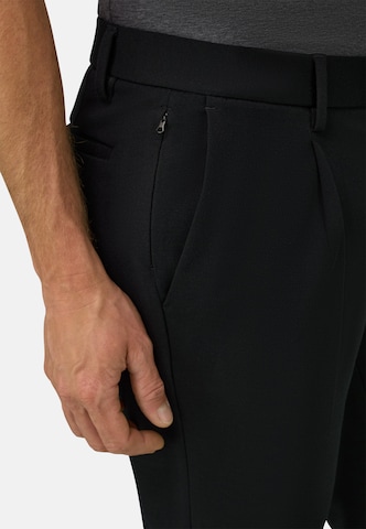 Coupe slim Pantalon à pince Boggi Milano en noir