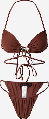 Misspap Bikini i brun: forside