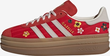 ADIDAS ORIGINALS Matalavartiset tennarit 'Gazelle Bold' värissä punainen: etupuoli