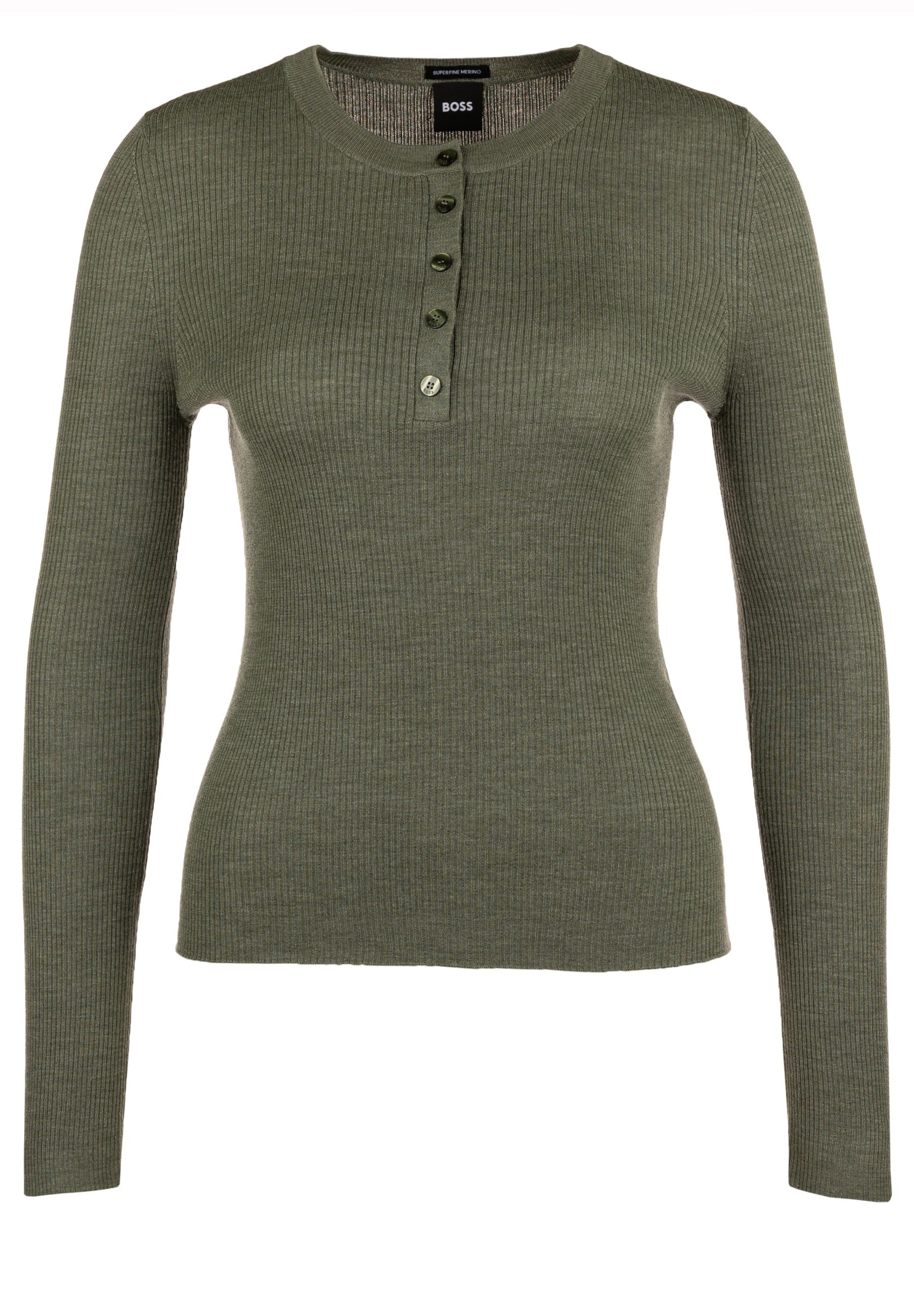 BOSS Pullover in Grün: Vorderseite