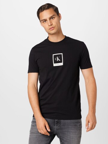 Calvin Klein Jeans T-Shirt in Schwarz: Vorderseite