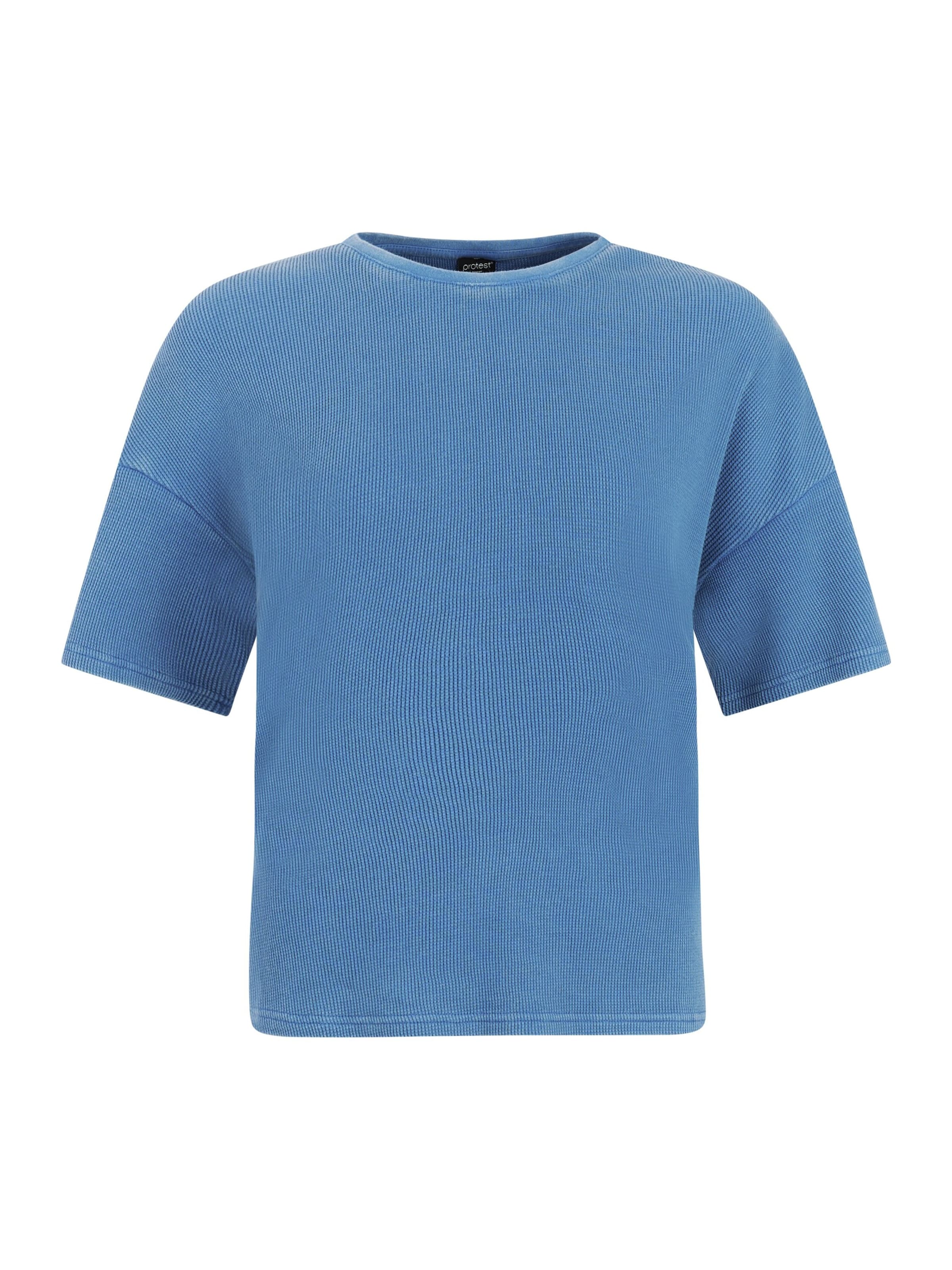 PROTEST Shirt 'PRTAlston' in Blauw: voorkant