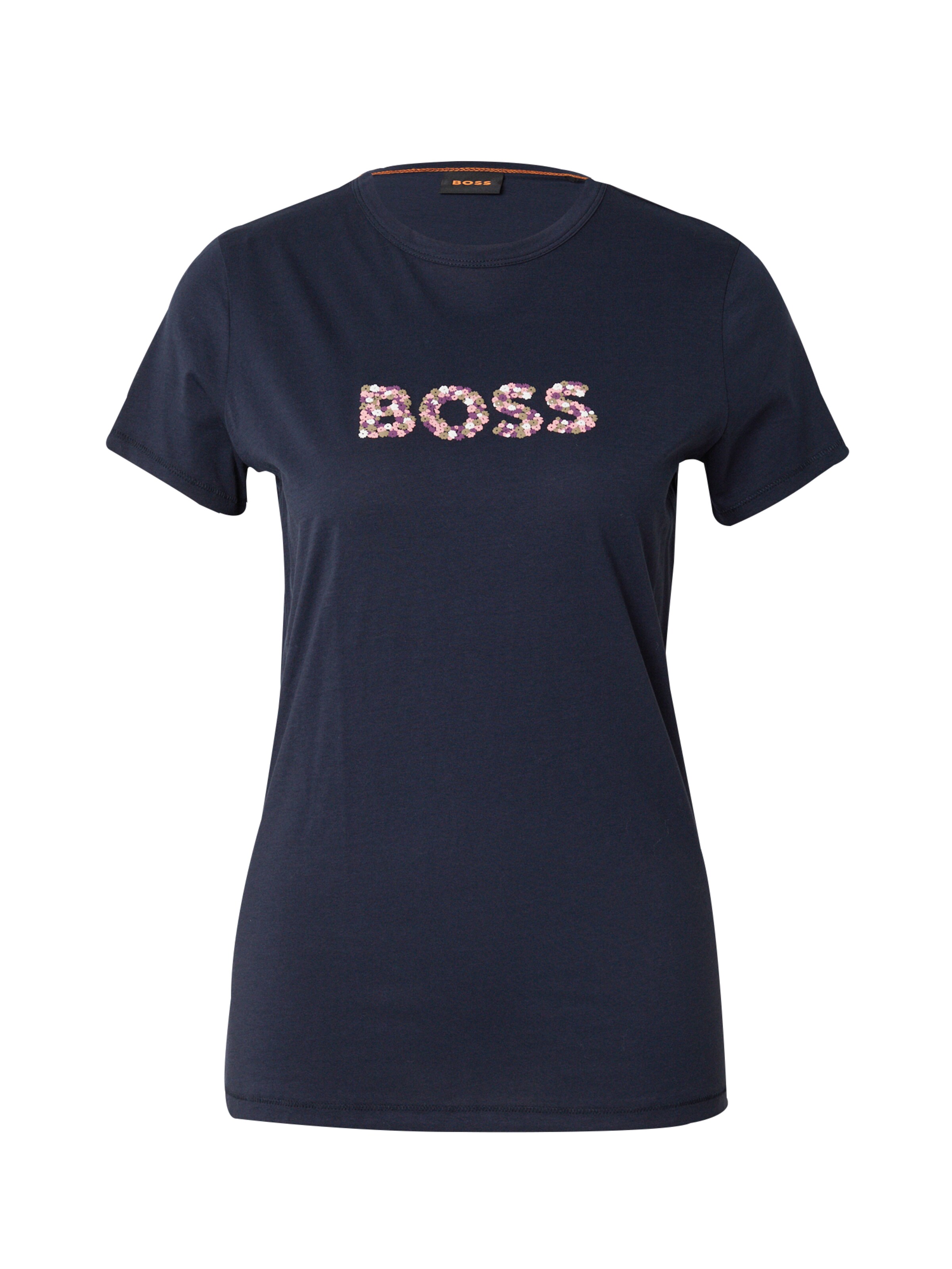 BOSS Shirt 'C_Elogo_6' in Blauw: voorkant