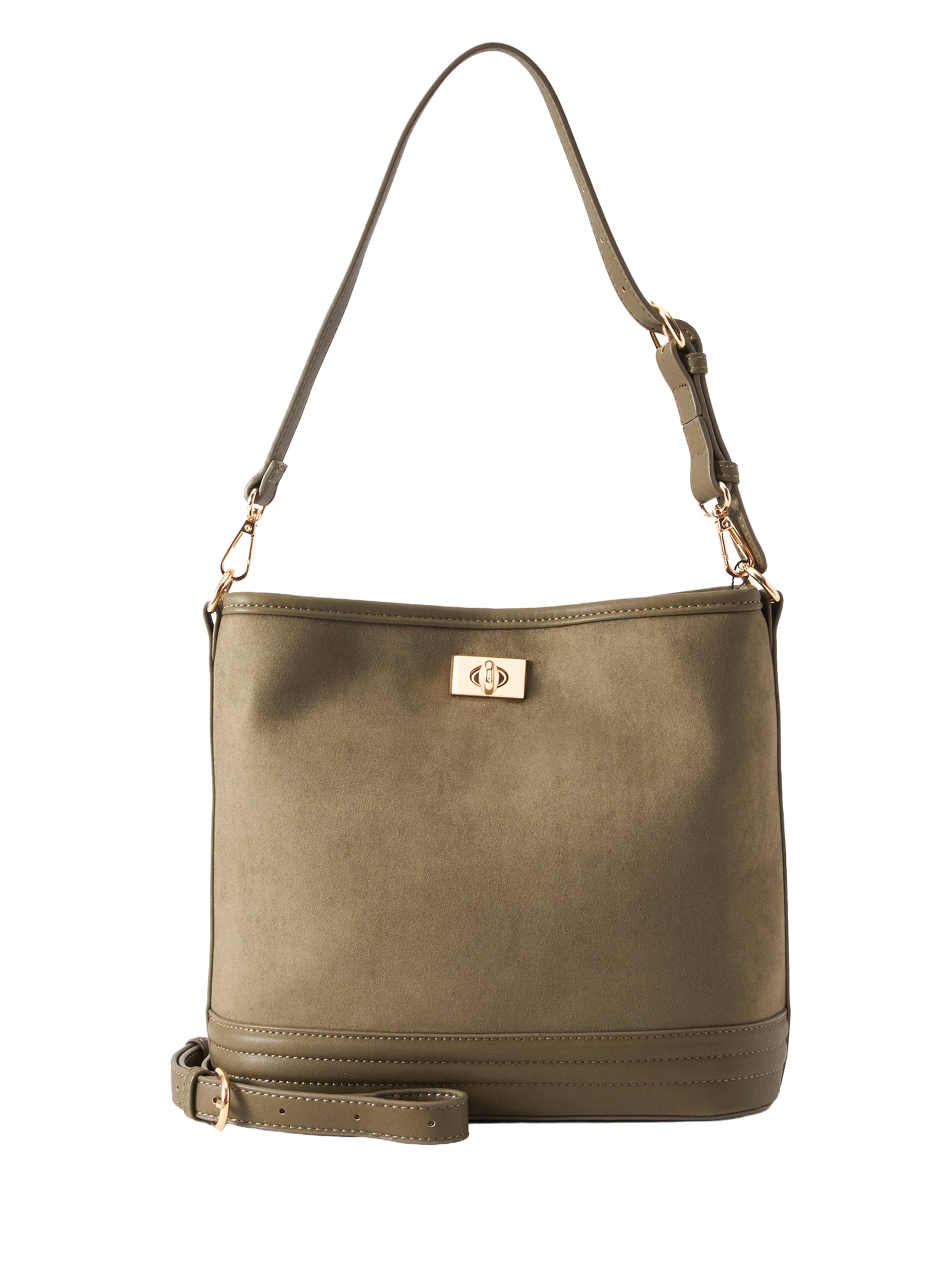 Anna Field - Bolso de hombro en verde: frente