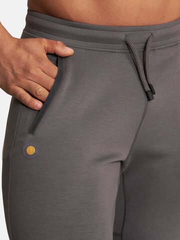 GOLD´S GYM APPAREL Tapered Sporthose 'Eric' in Grau