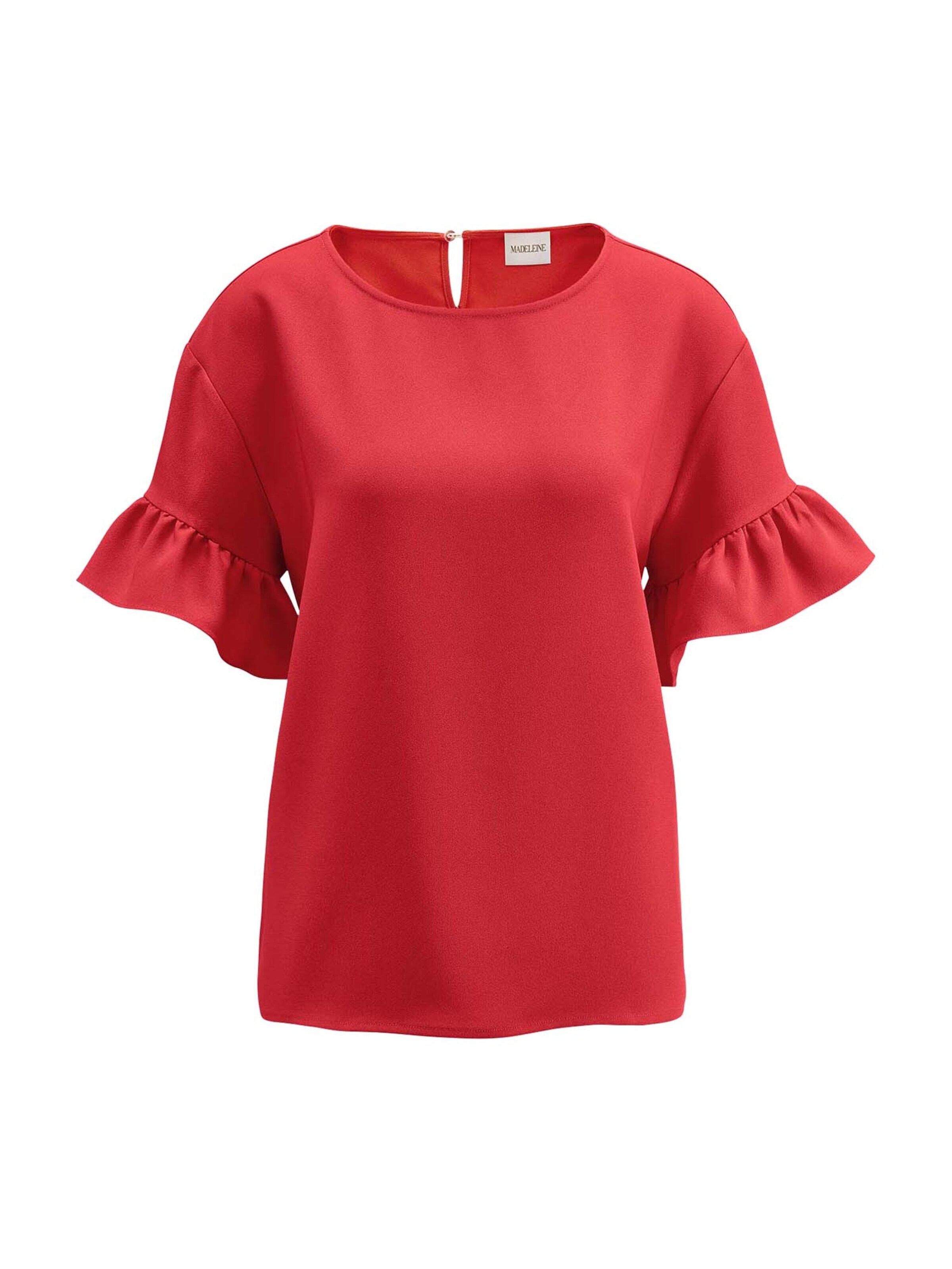 MADELEINE Blouse in Rood: voorkant