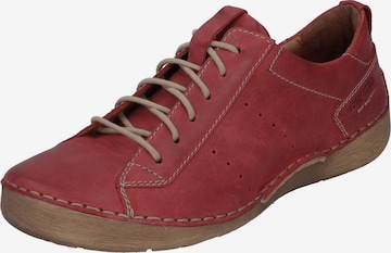 JOSEF SEIBEL Lace-Up Shoes 'Fergey 56' in Red: front