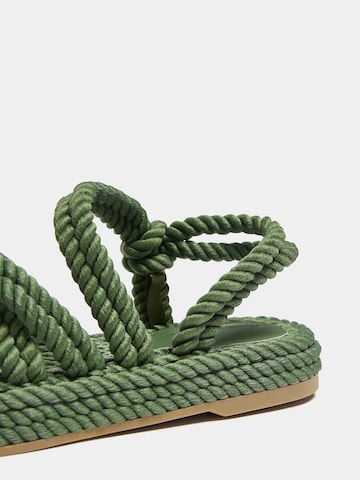 Sandales Pull&Bear en vert