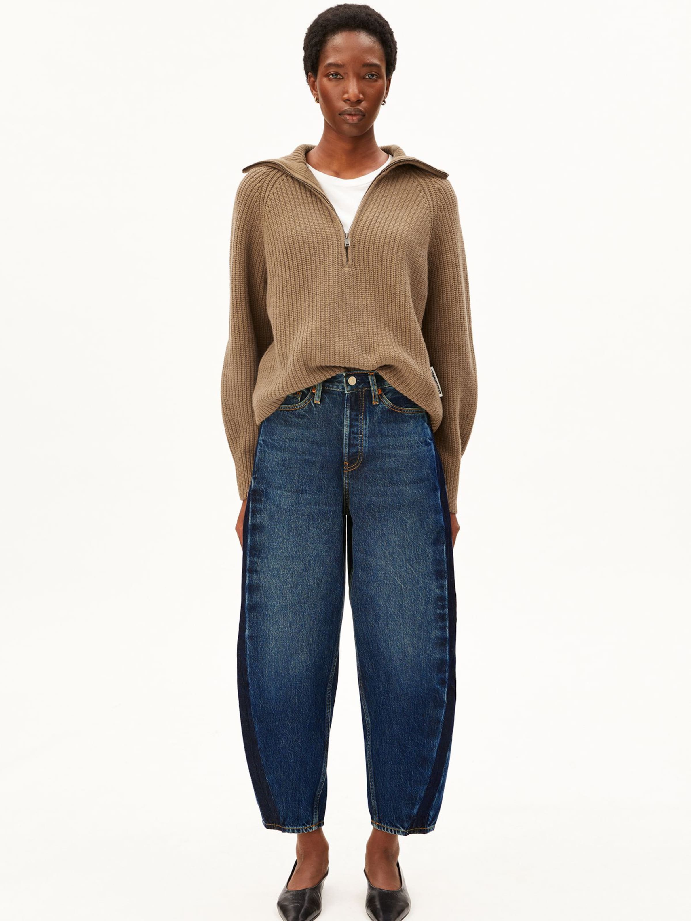 ARMEDANGELS Barrel Jeans 'BAARLY' BARREL in Blau: Vorderseite