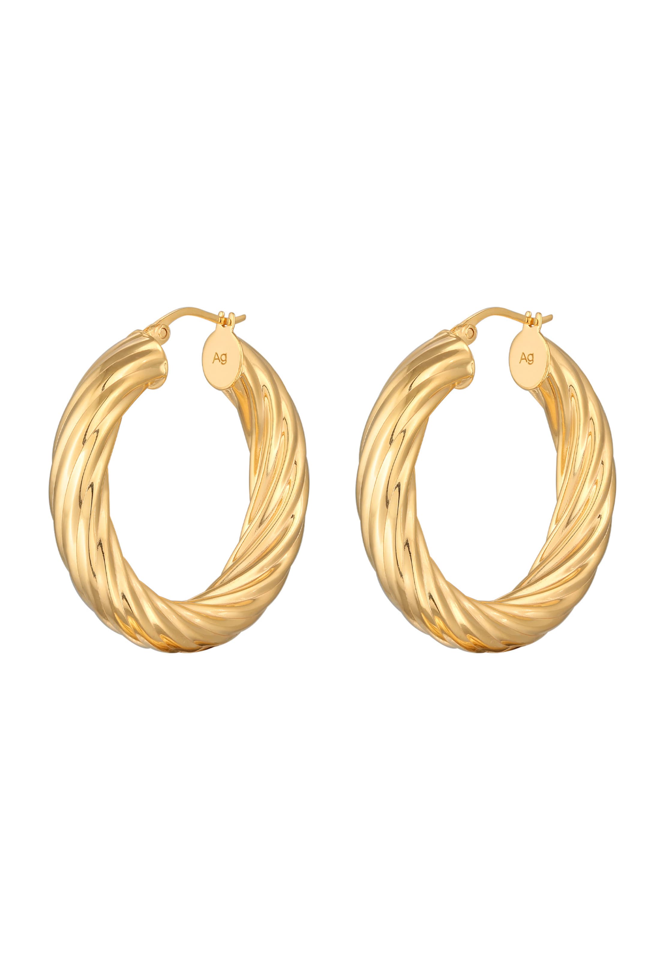 ELLI PREMIUM Oorbellen in Goud: voorkant