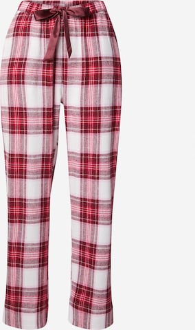 Hunkemöller Normalny krój Spodnie w kolorze różowy: przód