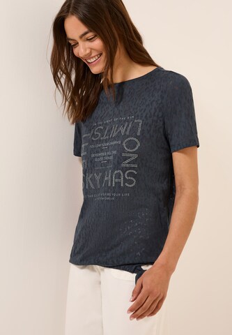 CECIL T-Shirt in Blau: Vorderseite