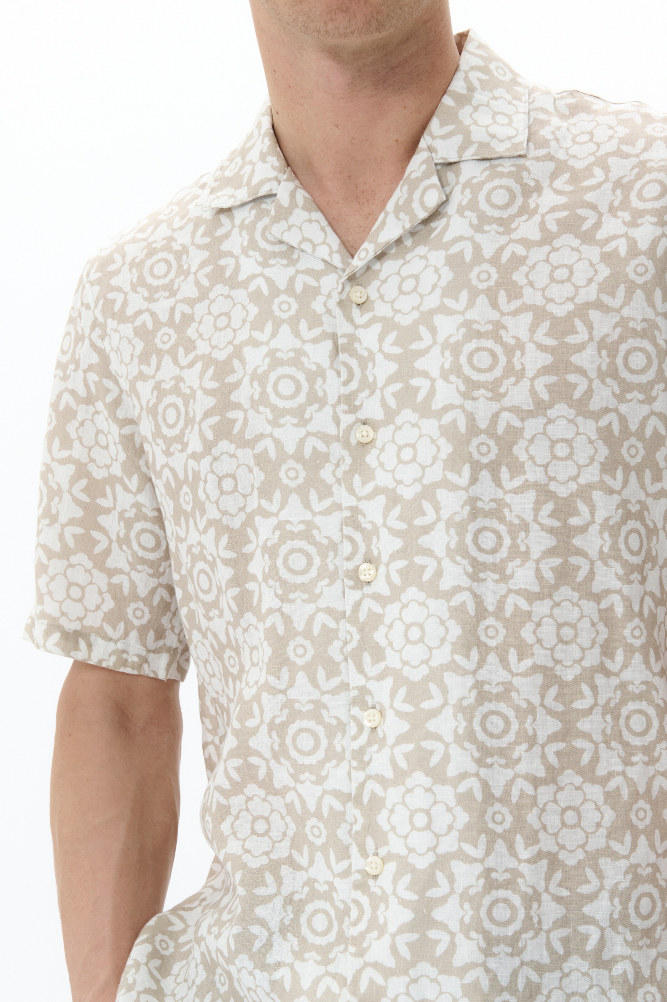 Matinique Regular Fit Hemd 'Klampo' in Beige