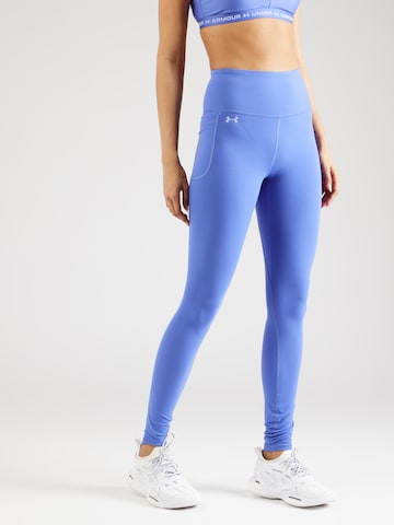UNDER ARMOUR Skinny Sportovní kalhoty 'Motion' – fialová: přední strana
