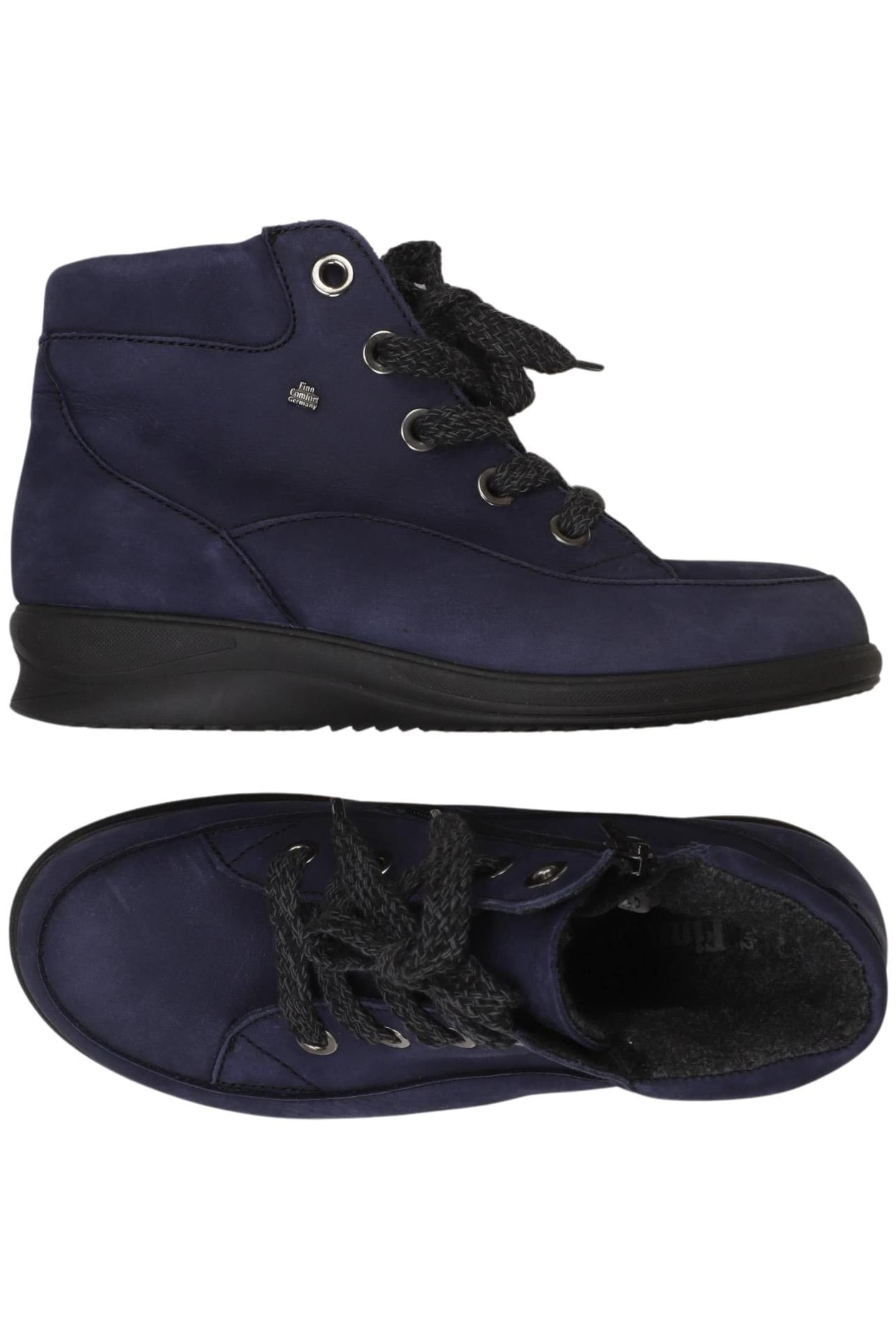 Finn Comfort Dress Boots in 38,5 in Blue: front